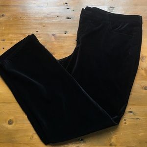 Women’s Ralph Lauren Black velvet like pants